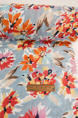 Fleur - Printed Linen Cotton | Tropics