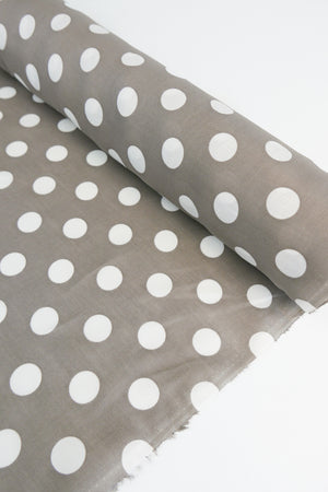 Bowie - Printed Linen | Earl Grey