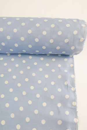 Spencer - Printed Linen | Powder Blue