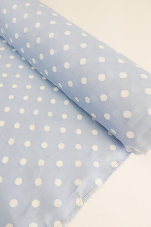 Spencer - Printed Linen | Powder Blue