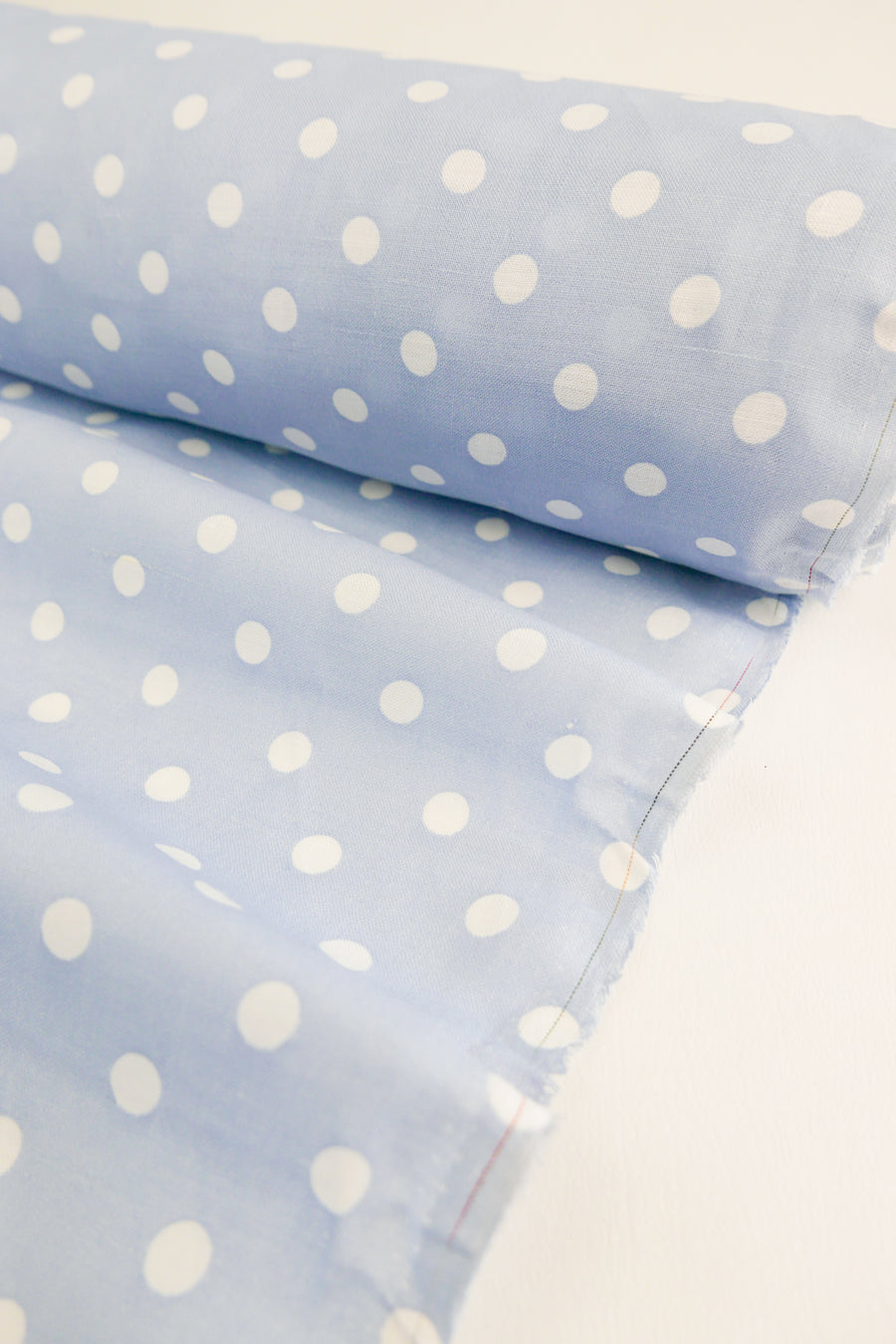 Spencer - Printed Linen | Powder Blue