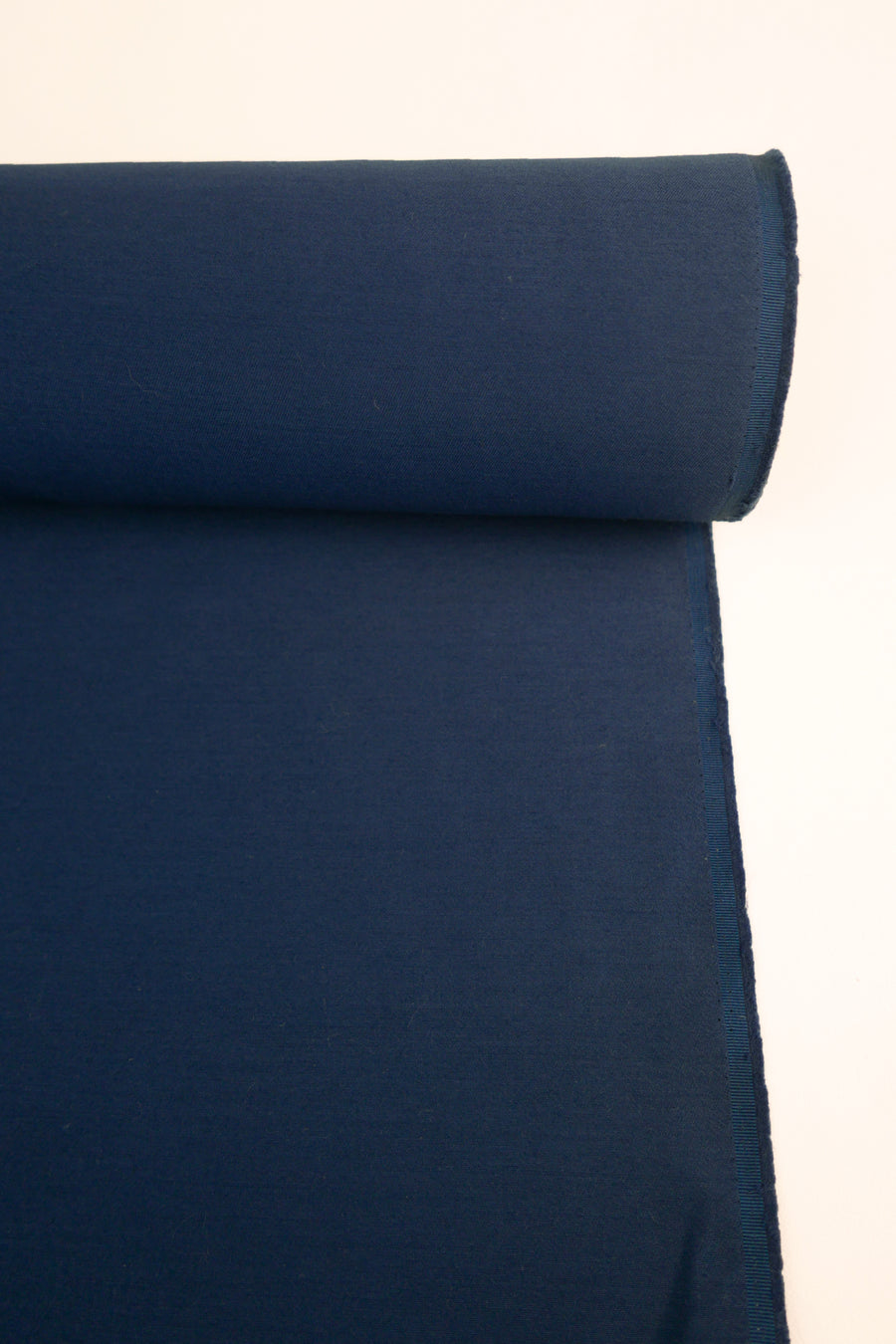 Ex-Designer Silk Faille | Deep Blue