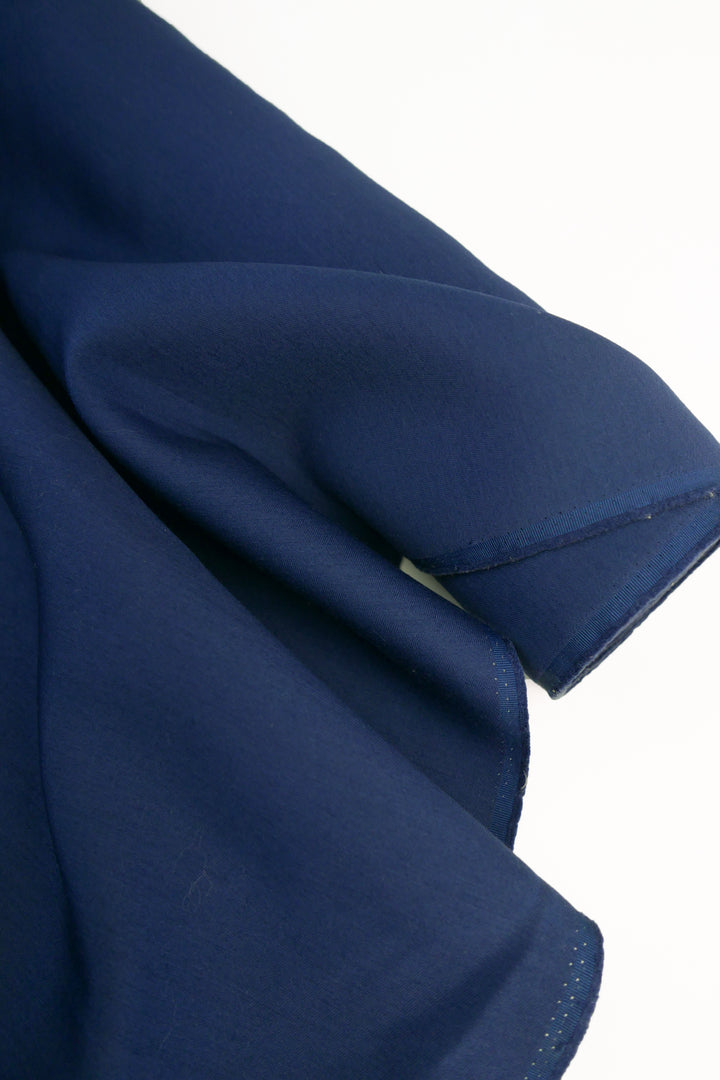 Ex-Designer Silk Faille | Deep Blue