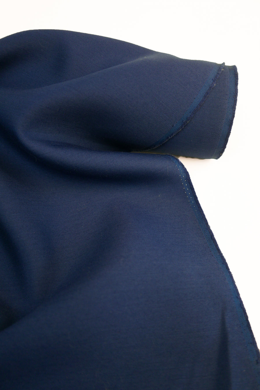 Ex-Designer Silk Faille | Deep Blue