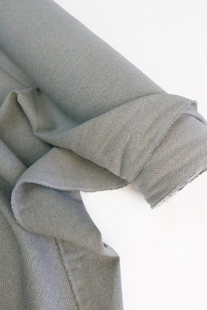 Lucia - Double-Faced Printed Linen | Pewter