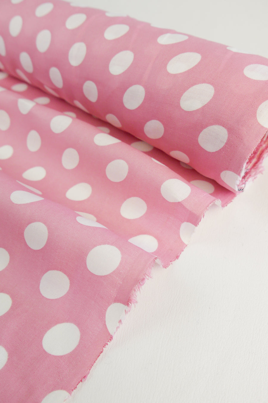 Bowie - Printed Linen | Bubblegum Pink