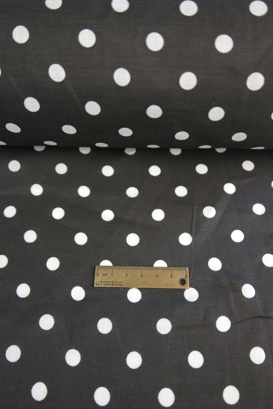 Spencer - Printed Linen | Black (LAST CUT - 1M)