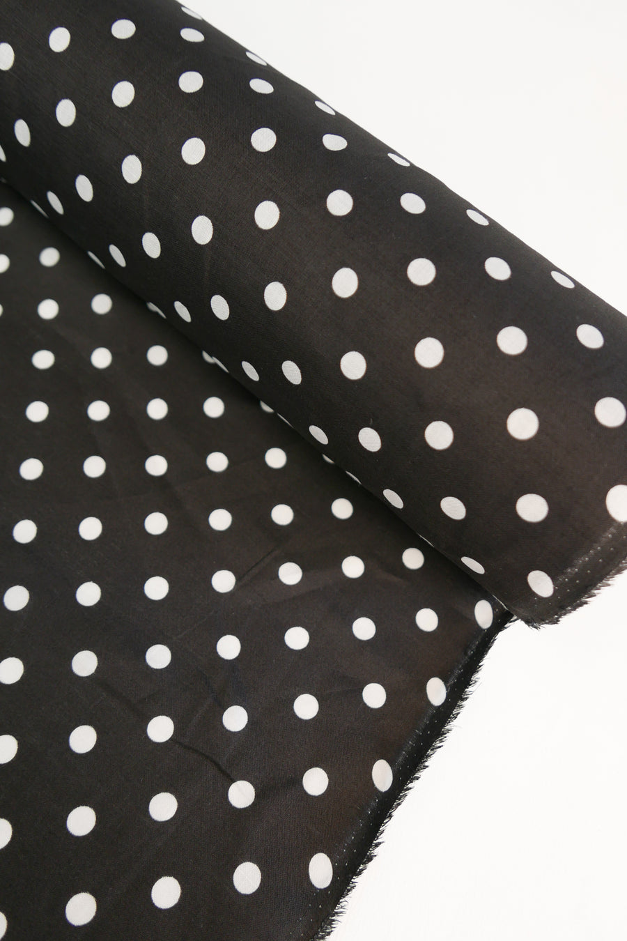 Spencer - Printed Linen | Black (LAST CUT - 1M)