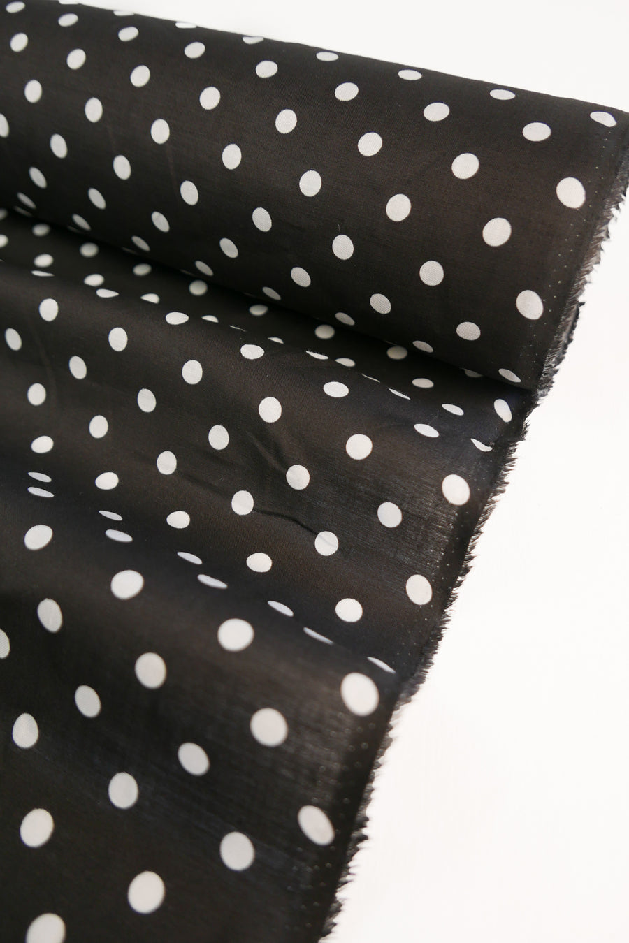 Spencer - Printed Linen | Black (LAST CUT - 1M)