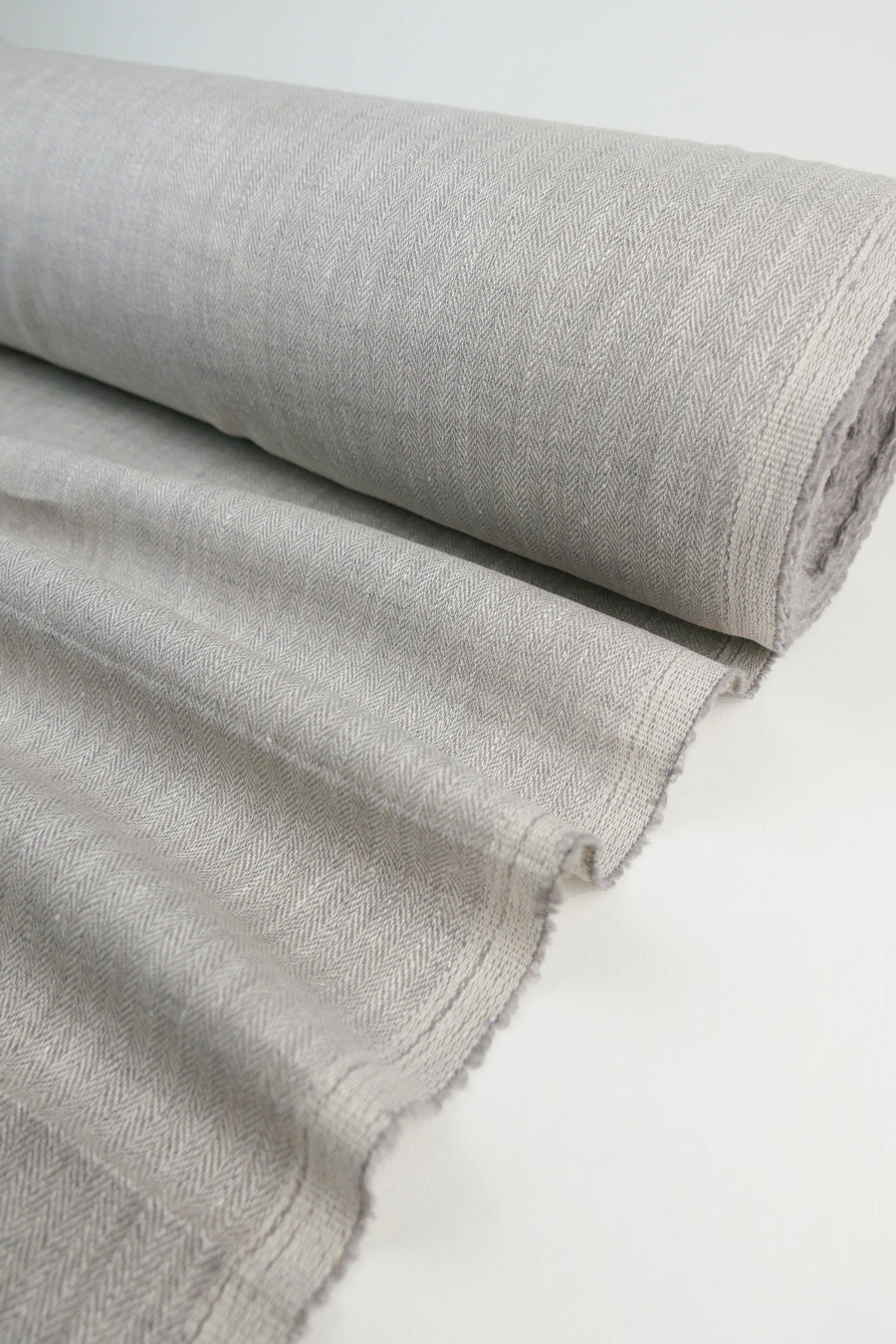 Zachary - Wool Linen Chevron | Walnut (LAST CUT - 1.9M)
