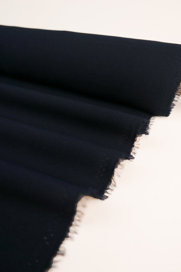 Polyester Crepe De Chine | Midnight Navy