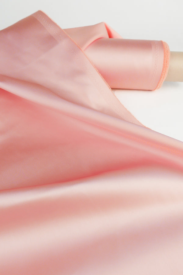 Nadine - Stretch Satin | Blush