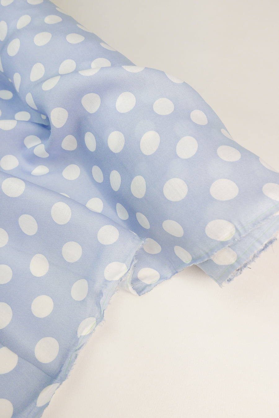Bowie - Printed Linen | Powder Blue (LAST CUT - 3.2M)