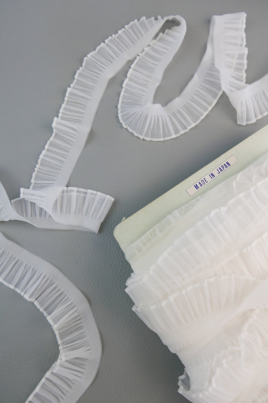 #72 Archival Japanese Ruffle Trim - 3cm | Off-White