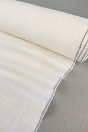 Crosshatch Linen | Off-White