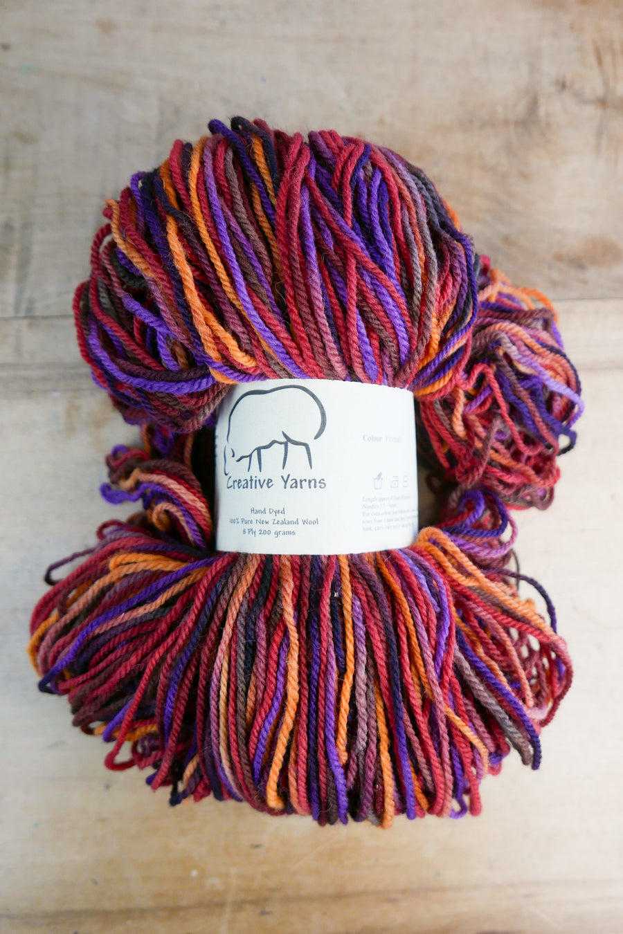 Creative Yarns - Hand Dyed NZ Wool