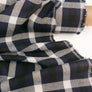 Ziggy - Checked Wool Flannel | Deep Blue Remnant (2.8M)