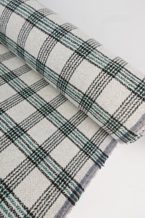 Sheffield - Brushed Wool Coating | Pebble