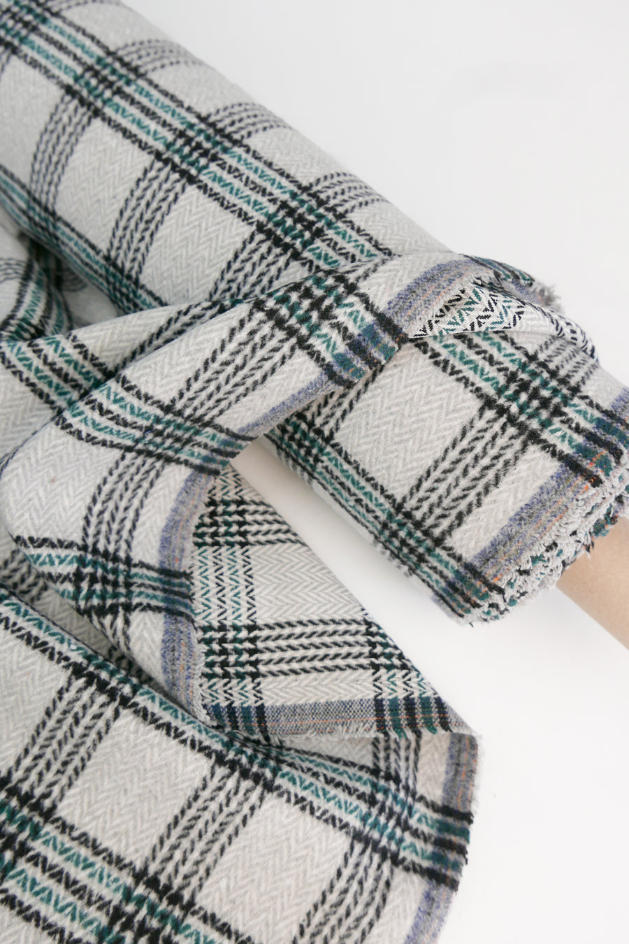 Sheffield - Brushed Wool Coating | Pebble