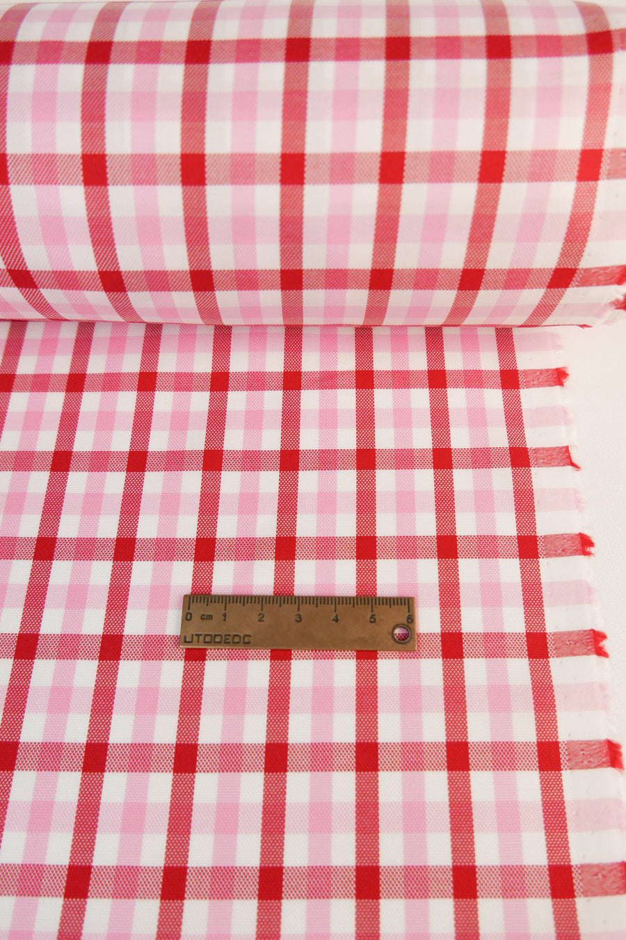 Shibuya - Japanese Cotton Shirting | Strawberry (LAST CUT - 2.7M)