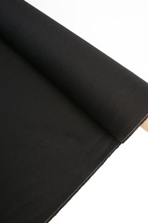 Japanese Non-Stretch Denim | Solid Black