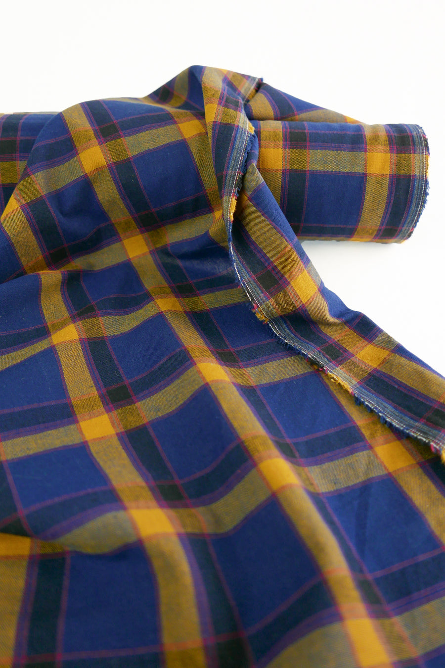 Moda - Yarn-Dyed Linen Cotton | Navy & Ochre