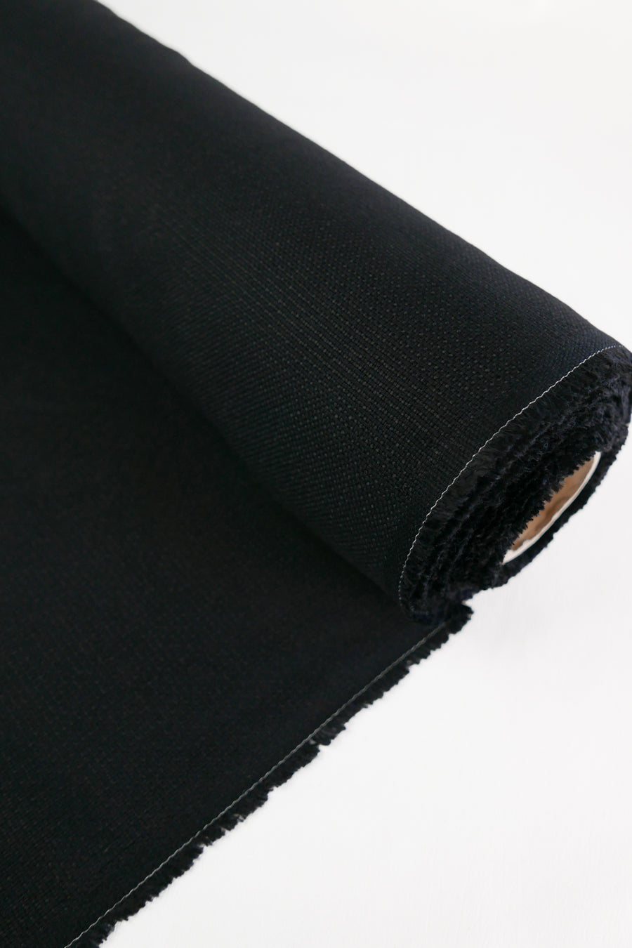 Berlin - Linen Tencel Basket Weave | Noir
