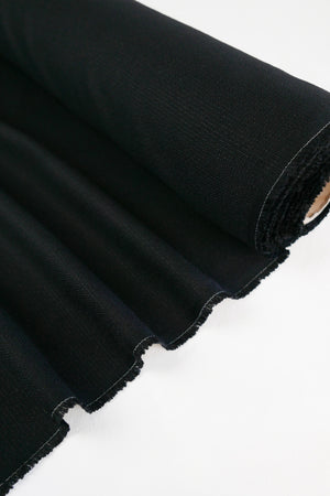 Berlin - Linen Tencel Basket Weave | Noir