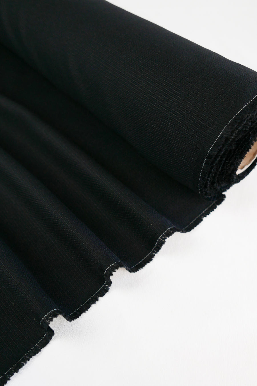 Berlin - Linen Tencel Basket Weave | Noir