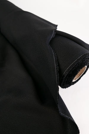 Berlin - Linen Tencel Basket Weave | Noir