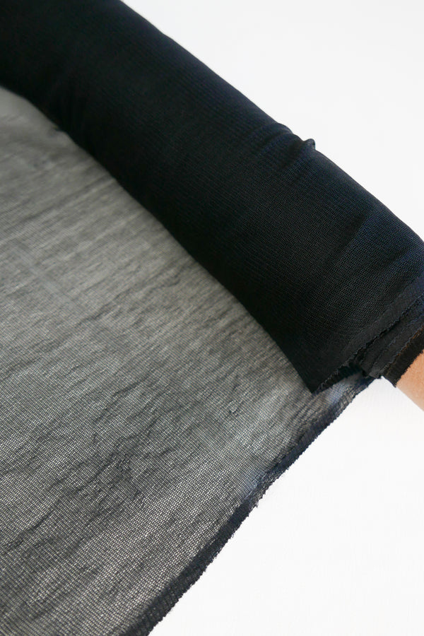 Silk Tulle | Black