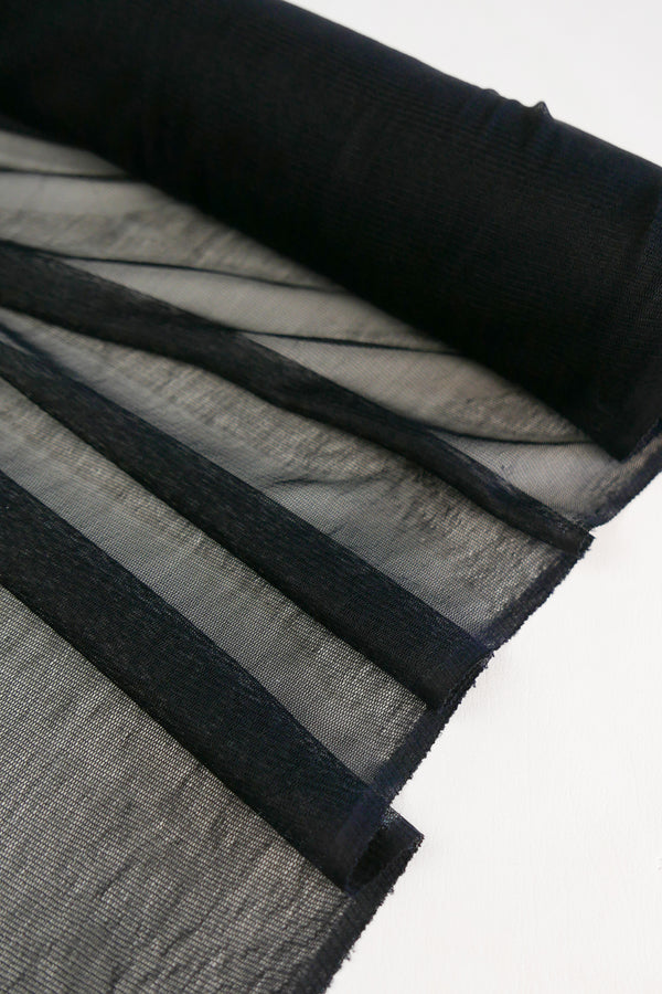 Silk Tulle | Black
