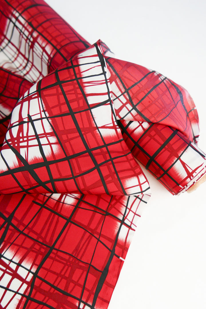 Albero - Silk Taffeta | Scarlet