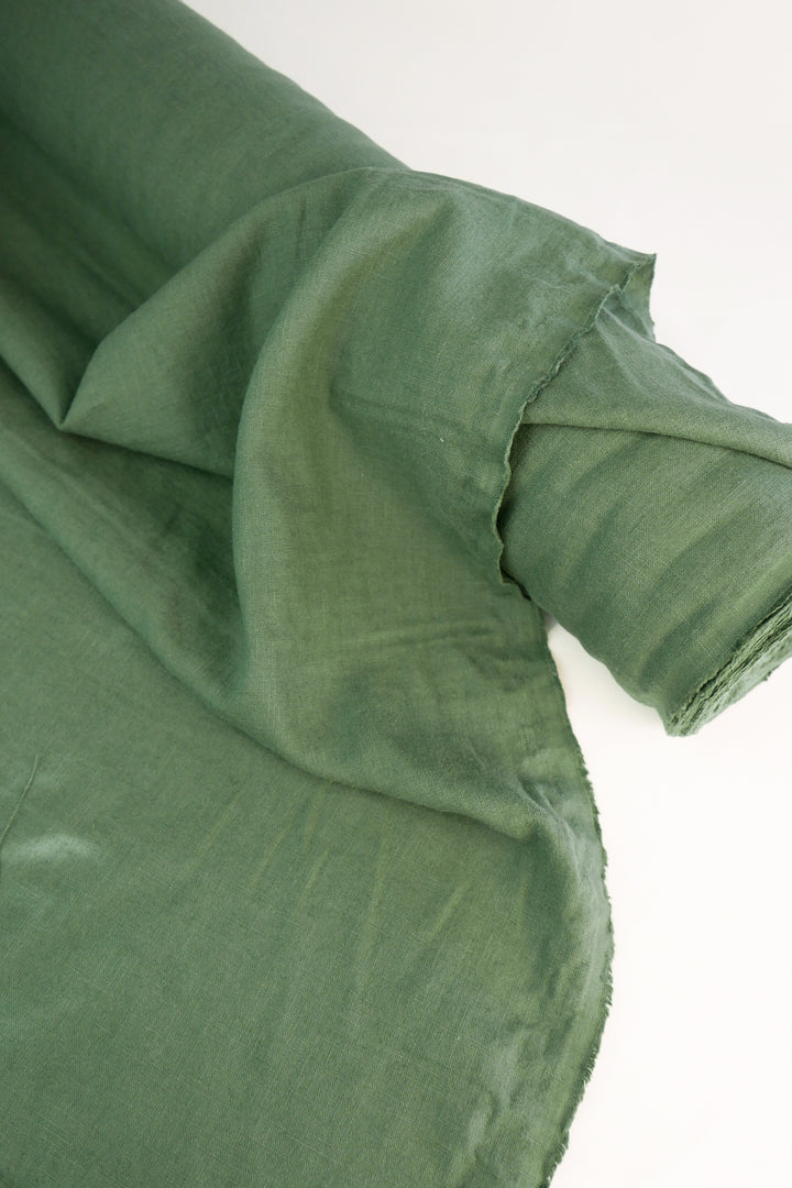 Italian Laundered Linen | Sage
