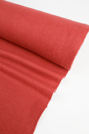 Beverley - Boiled Wool | Rouge (LAST CUT - 2.1M)