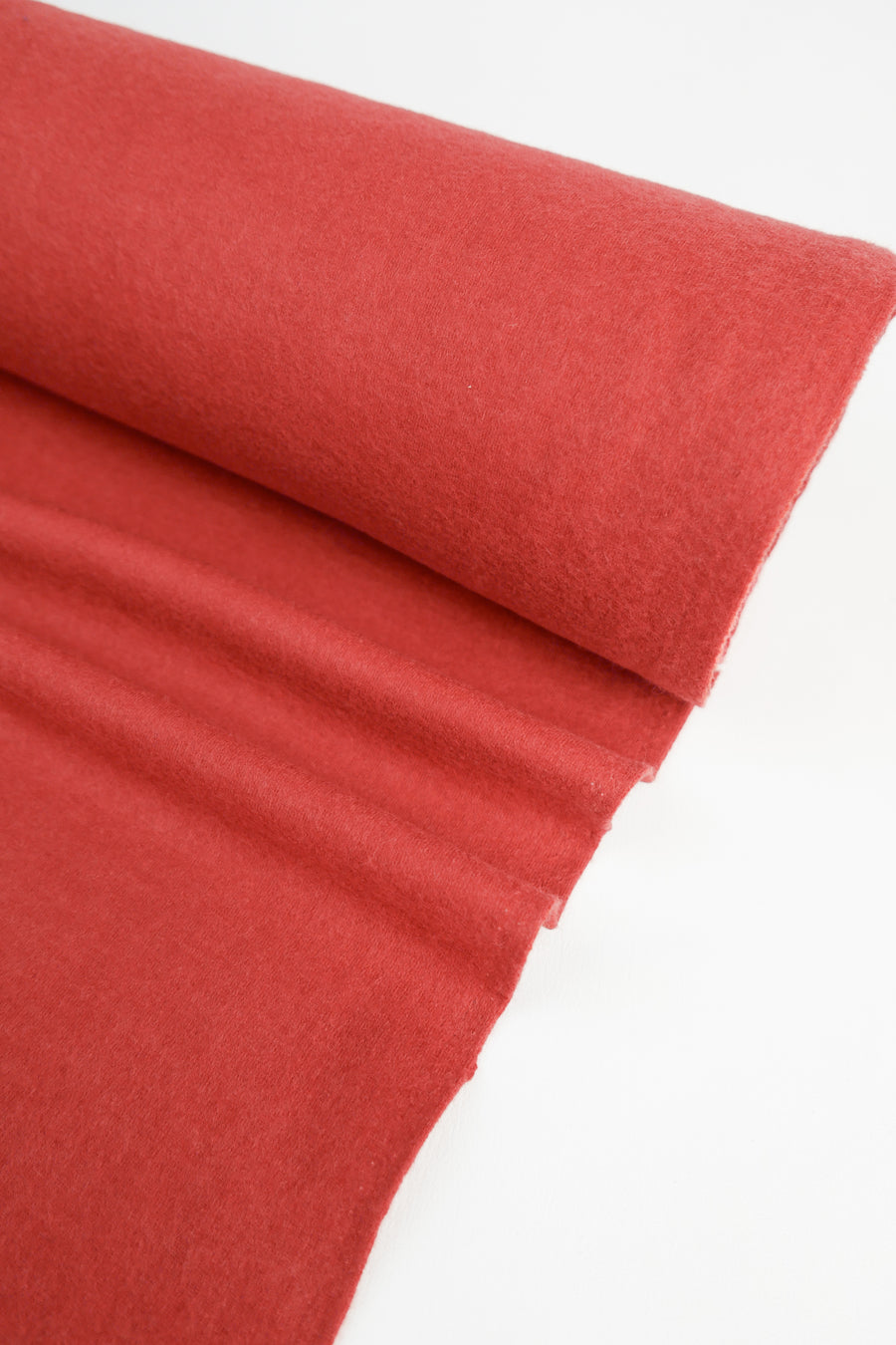 Beverley - Boiled Wool | Rouge (LAST CUT - 2.1M)
