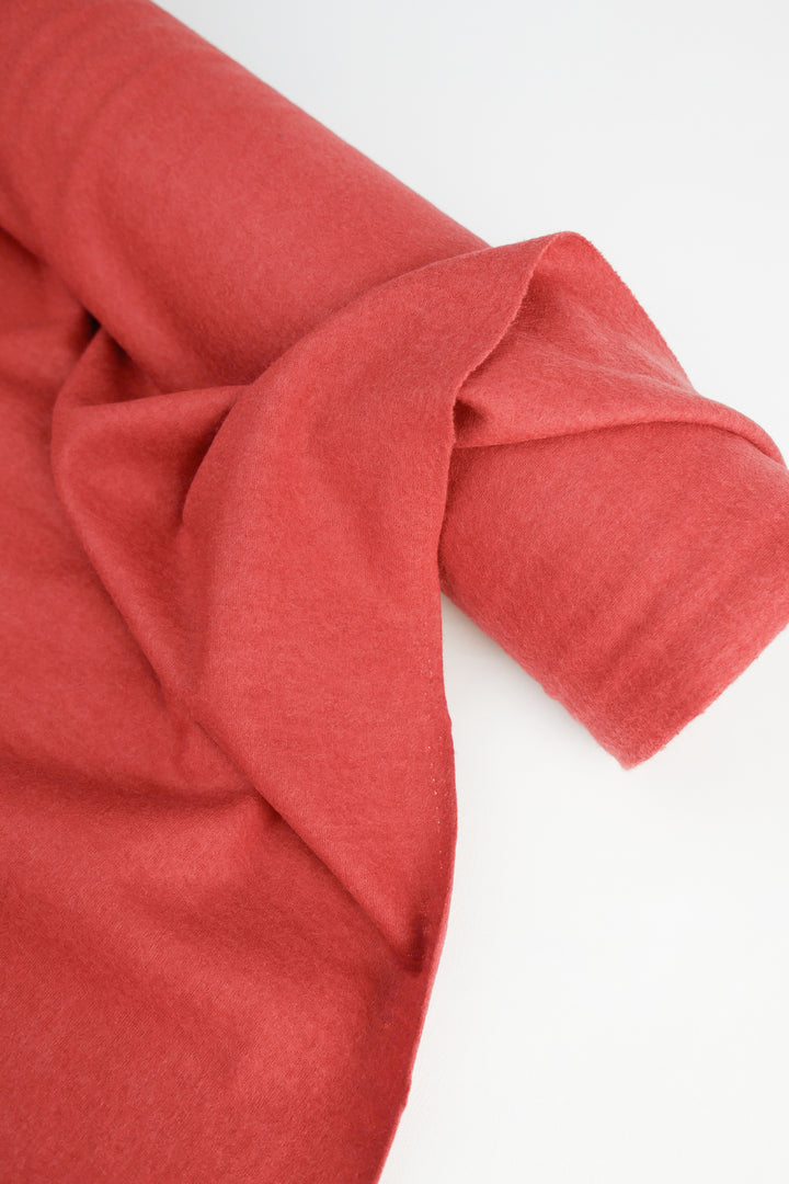 Beverley - Boiled Wool | Rouge (LAST CUT - 2.1M)