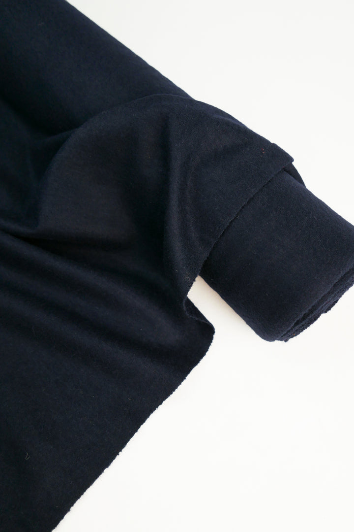 Beverley - Boiled Wool | Navy (LAST CUT - 2.6M)