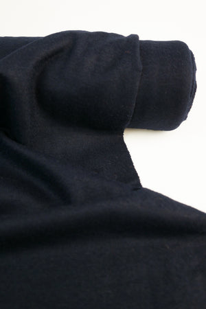 Beverley - Boiled Wool | Navy (LAST CUT - 2.6M)
