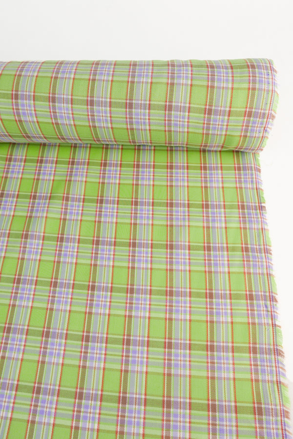 Allie - Yarn Dyed Cotton | Lime