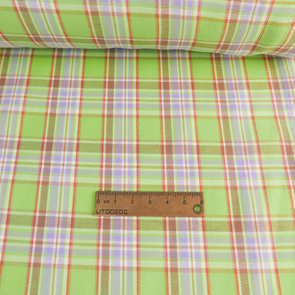 Allie - Yarn Dyed Cotton | Lime (LAST CUT - 2.2M)