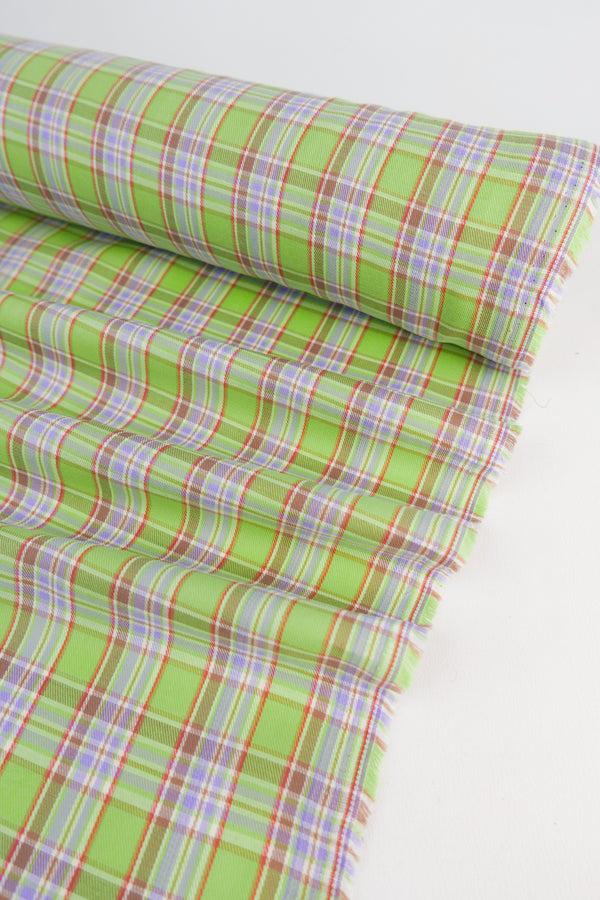 Allie - Yarn Dyed Cotton | Lime