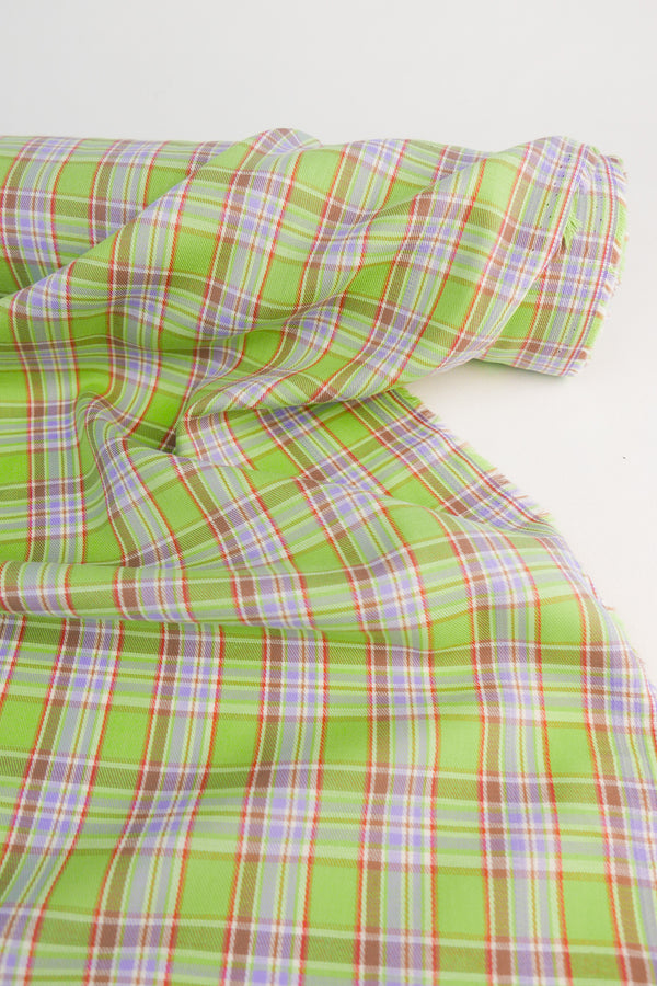 Allie - Yarn Dyed Cotton | Lime