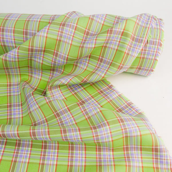 Allie - Yarn Dyed Cotton | Lime (LAST CUT - 2.2M)
