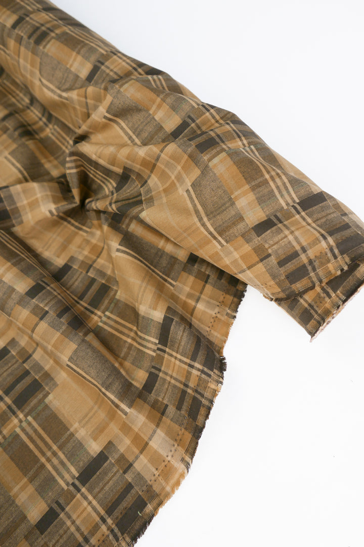 Evelina - Cotton Patchwork Double Cloth | Nutmeg