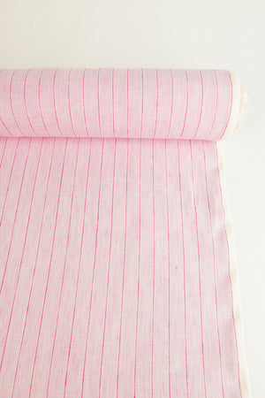 Ottavia - Japanese Basketweave Linen | Sherbet Pink
