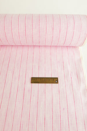 Ottavia - Japanese Basketweave Linen | Sherbet Pink