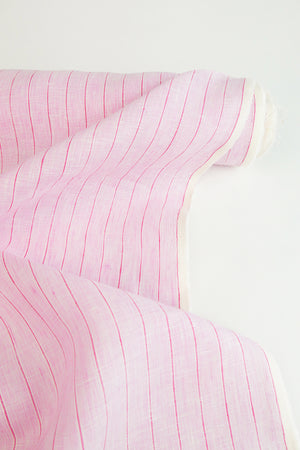 Ottavia - Japanese Basketweave Linen | Sherbet Pink