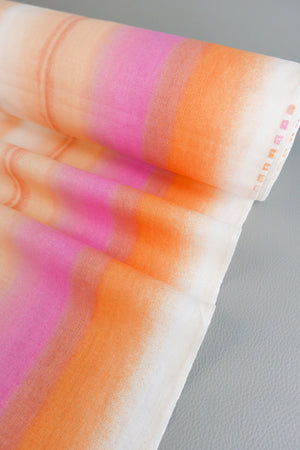 Sunset Stripe - Linen Cotton | Sunset
