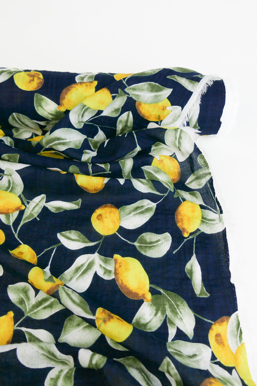 St Clements - Linen Cotton | Midnight Blue (LAST CUT - 2.8M)